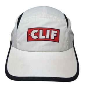 Clif Slideback 5 Panel Cap White One Size Adjustable Lightweight Boco Gear